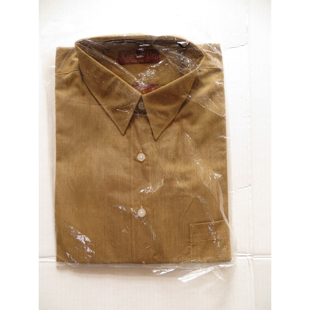 Vintage Lion's Den Shirt Mens Medium Long Sleeve Western Button Up Haband 90s